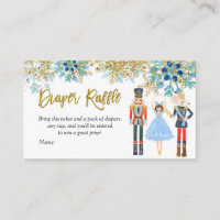 Snowflake Hiver Nutcracker Diaper Raffin