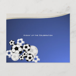 Carte D'accompagnement Soccer Invitational Bar Mitzvah