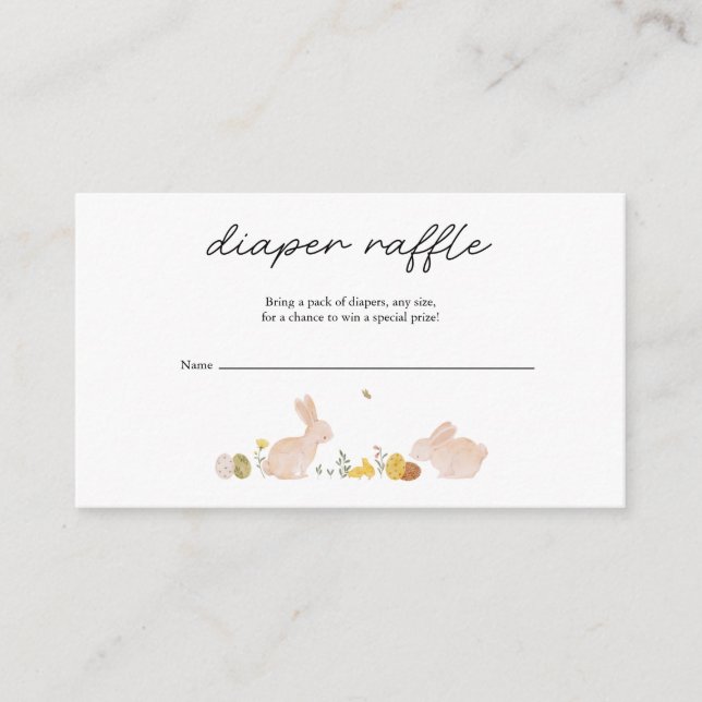 Carte D'accompagnement Somebunny Spring Easter Baby Shower (Devant)