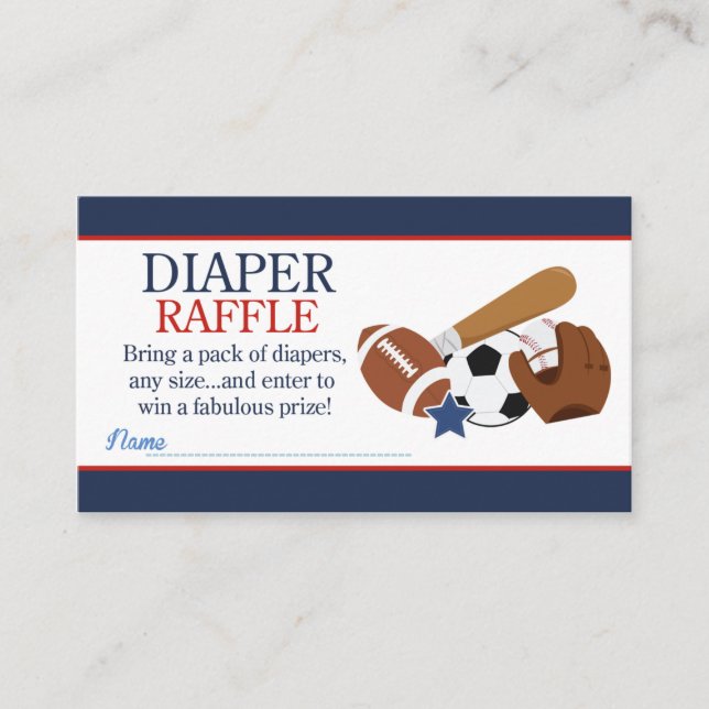 Carte D'accompagnement Sports Toutes Les Étoiles Garçon Baby shower Déche (Devant)