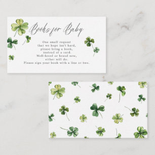 Carte D'accompagnement St. Patrick's Day Shamrock Lucky Books for Baby