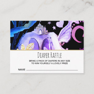 Carte D'accompagnement *~* Star Moon Fairy Tale Baby shower Déchets
