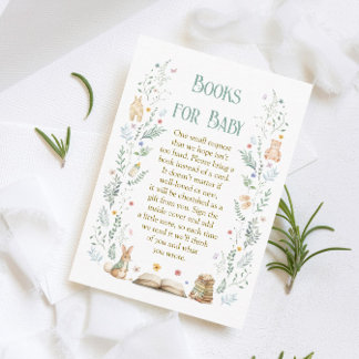 Carte D'accompagnement Story Book Baby Shower Books for Baby