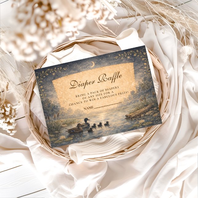 Carte D'accompagnement Storybook Duck Diapper Raffle (Créateur téléchargé)