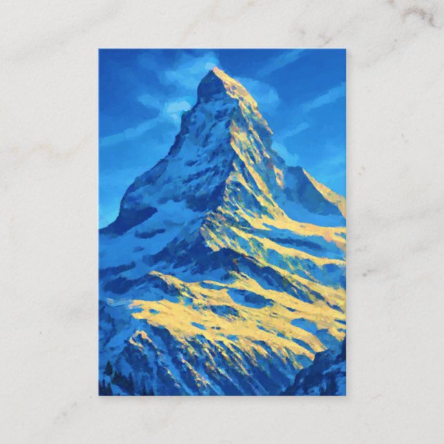 Carte D'accompagnement Suisse Le Cervin (Devant)