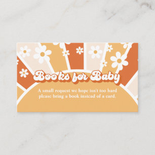 Carte D'accompagnement Super Baby Retro Baby shower Rétro Demande de rése