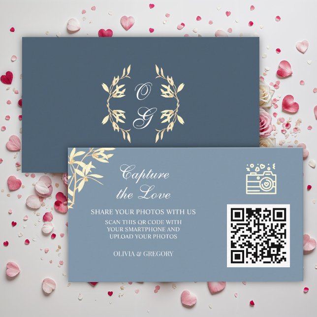 Carte D'accompagnement Symphonie florale intemporelle Mariage Capturer l' (Créateur téléchargé)