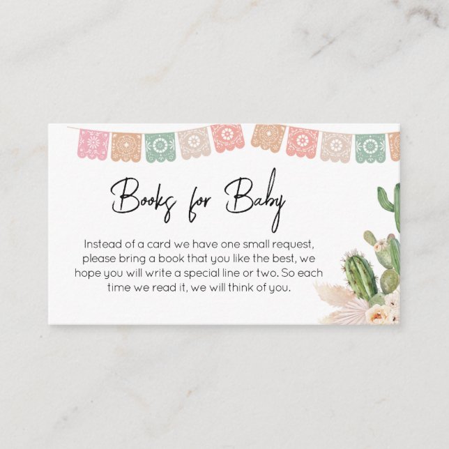 Carte D'accompagnement Taco Bout A Baby Boho Baby showers Livres pour béb (Devant)