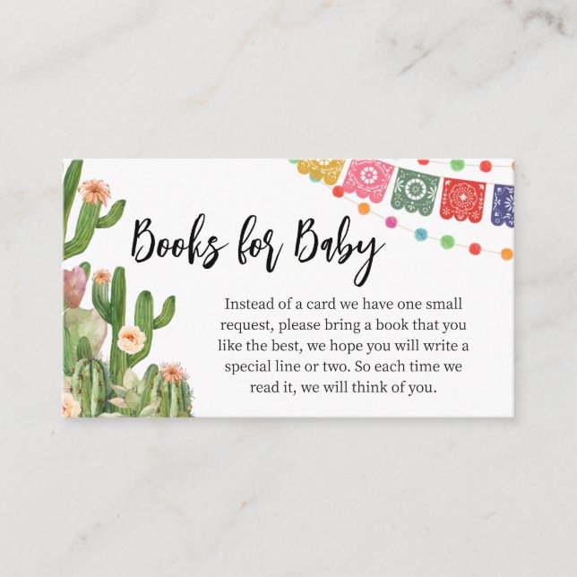 Carte D'accompagnement Taco Bout A Baby Fiesta Baby showers Livres pour b (Devant)