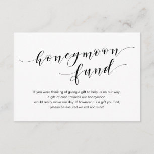 Carte D'accompagnement Tapis noir moderne, fonds de lune de miel Mariage