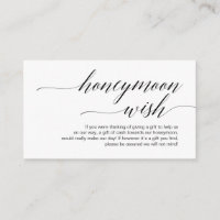 Tapis noir moderne, Mariage Honeymoon Wish Fund