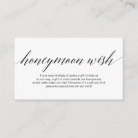 Tapis noir moderne, Mariage Honeymoon Wish Fund