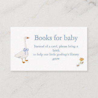 Carte D'accompagnement Tarjeta De Recepción baby gosling books for baby