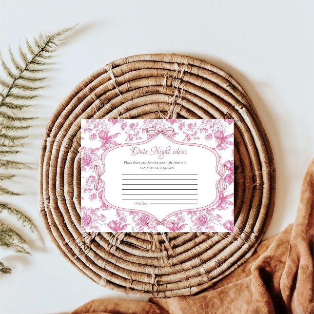 Carte D'accompagnement Tea Fleur sauvage rose Date Nuit Idées Fête des ma (Créateur téléchargé)