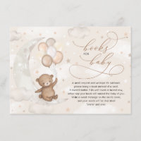 Teddy Bear Moon Stars Balloons Livres pour bébé