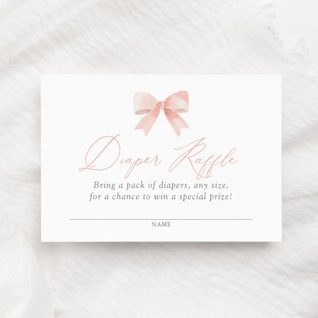 Carte D'accompagnement Ticket de Baby shower de chaudière rose (Créateur téléchargé)