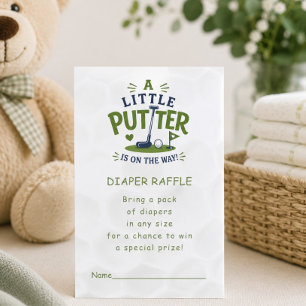 Carte D'accompagnement Ticket de tombola de couche Little Putter