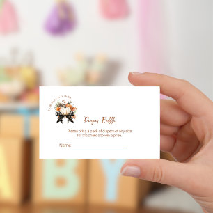 Carte D'accompagnement Ticket de tombola de couche pour Baby Shower Petit