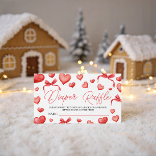 Carte D'accompagnement Ticket de tombola de couche Sweetheart