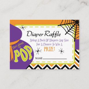 Carte D'accompagnement Ticket Raffle de couche POP sur le point de Shes