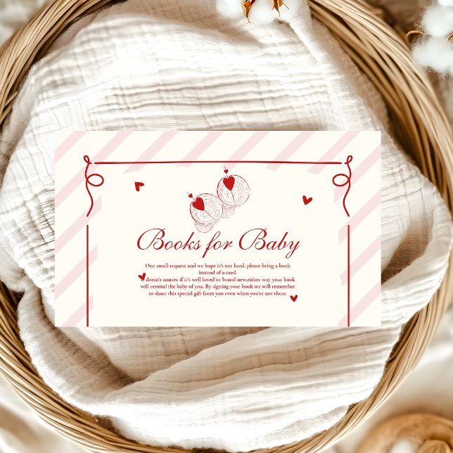 Carte D'accompagnement Tini Mignonne Un Est En Chemin Baby shower (Créateur téléchargé)