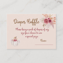 Tirage au sort de couche Boho Rose Citrouille Auto