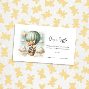 Carte D'accompagnement Tirage au sort de couche pour bébé Aventure Montgo