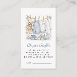 Carte D'accompagnement Tirage au sort de couche Watercolor We Can Bearly