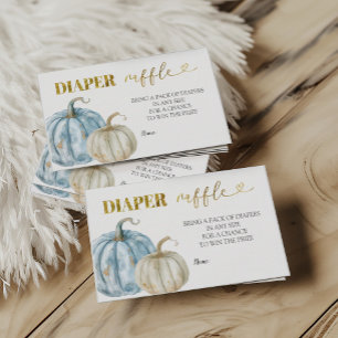 Carte D'accompagnement Tirage au sort des couches pour la Baby Shower Pas