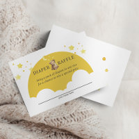 Tirage au sort Ourson Fille Lune Jaune Couche