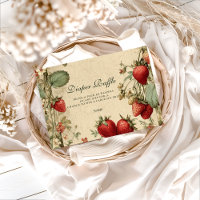 Tirage de couche de fraise de cottage forestier