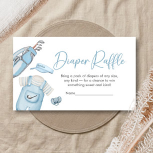 Carte D'accompagnement Tirage de couche Golf Little Putter Baby Shower