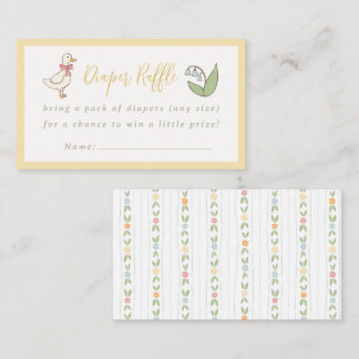 Carte D'accompagnement Tirage de couche pour bébé Shower Fête de Bébé Sto