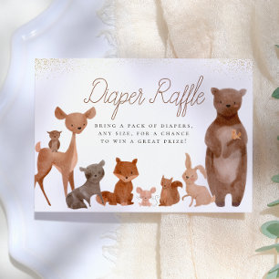 Carte D'accompagnement Tirage de couche pour la Baby Shower des amis de l