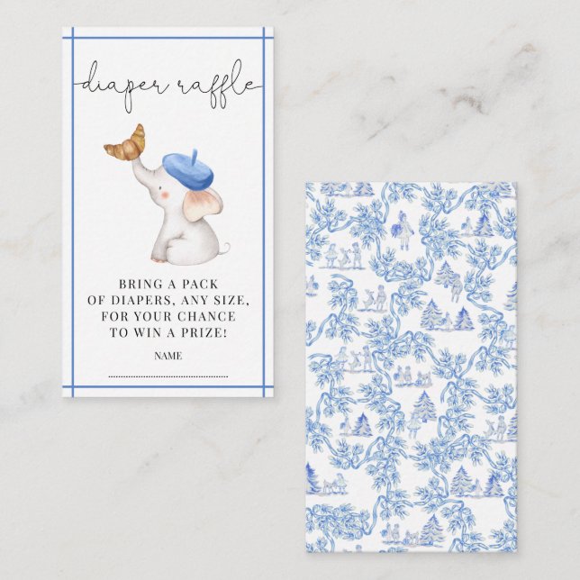 Carte D'accompagnement Toile Français Rose fille Baby shower Déchets Raff (Devant / Derrière)