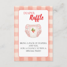 Tombola de Couches Rose Gingham