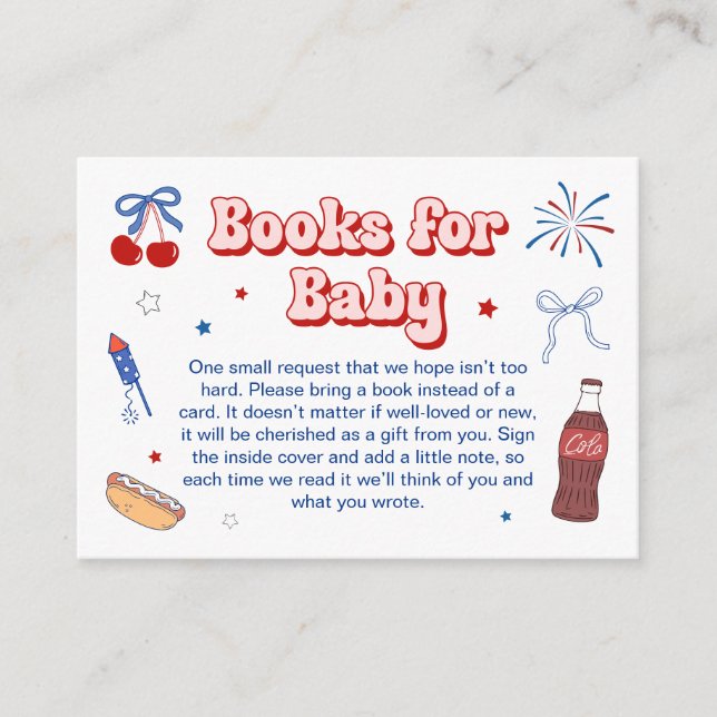 Carte D'accompagnement Tous les livres American Girl pour Baby Shower pou (Devant)