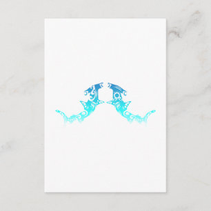 Carte D'accompagnement Tribal maori de couples de requin de