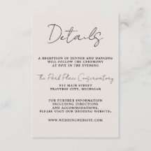 True Simplicité 3 Mariage minimaliste beige et noi