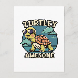 Carte D'accompagnement Turtley Awesome