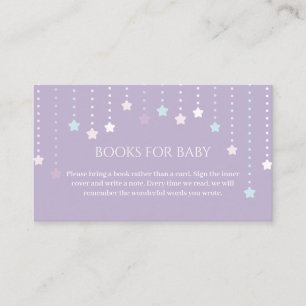 Carte D'accompagnement Twinkle Little Star Baby showers Livres Pour Bébé