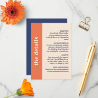 Typographie moderne en gras Détails du Mariage