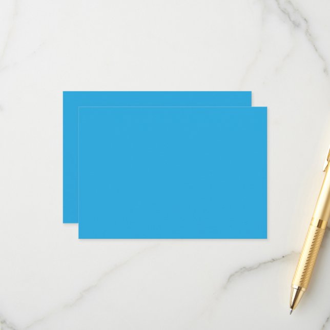 Carte D'accompagnement un arrière - plan bleu avec un (Devant/Arrière en situation)