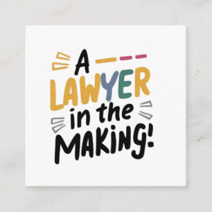 Carte D'accompagnement Un avocat en préparation