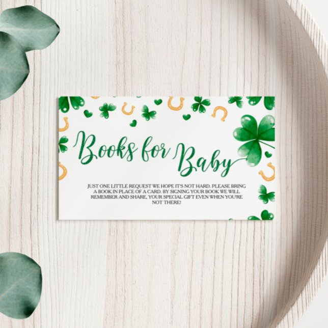 Carte D'accompagnement Un Baby shower De Charme Un Peu Chanceux Demande D (Créateur téléchargé)