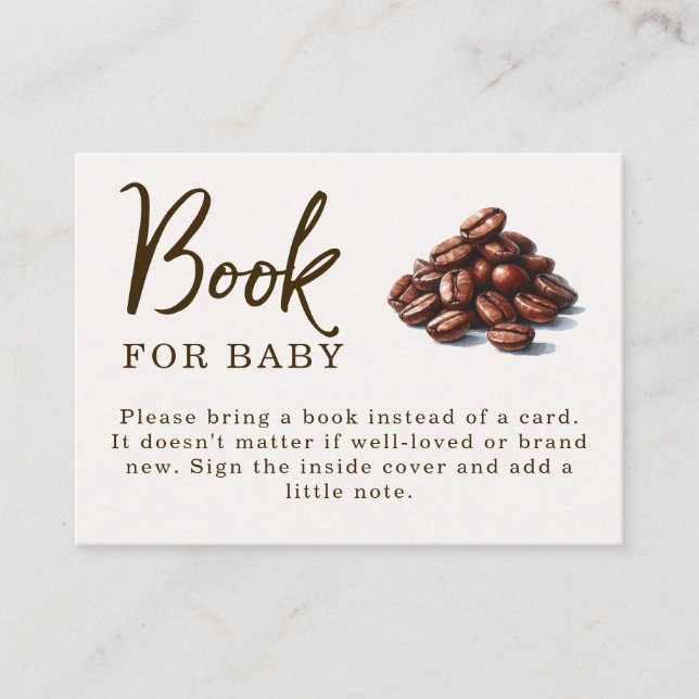 Carte D'accompagnement Un bébé brasse du Baby shower (Devant)