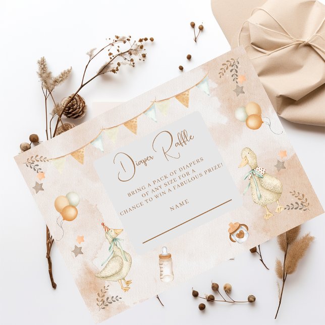 Carte D'accompagnement Un chicane à Baby shower siffleur (Créateur téléchargé)