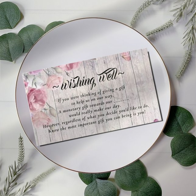 Carte D'accompagnement Un goût floral rustique pour le Mariage (Créateur téléchargé)