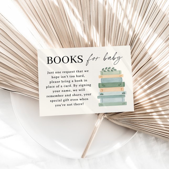 Carte D'accompagnement Un nouveau chapitre commence les livres Baby showe (Créateur téléchargé)