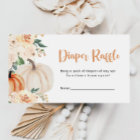 Un Petit Baby shower Citrouille Tickets De Raffle